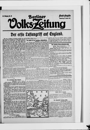 Berliner Volkszeitung on Jan 21, 1915