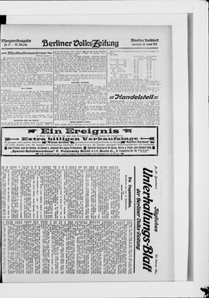 Berliner Volkszeitung vom 23.01.1915