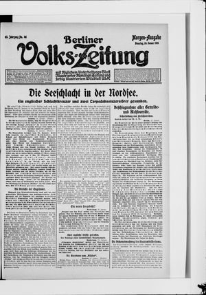 Berliner Volkszeitung vom 26.01.1915