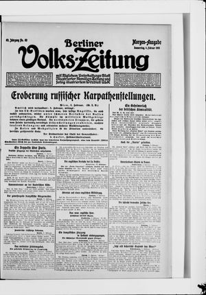 Berliner Volkszeitung vom 04.02.1915