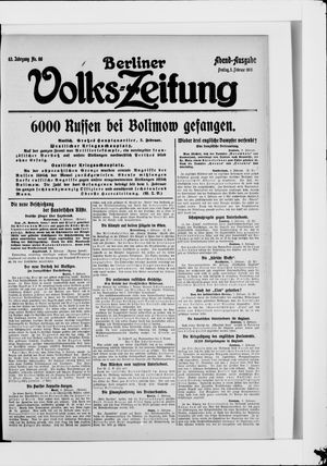 Berliner Volkszeitung on Feb 5, 1915