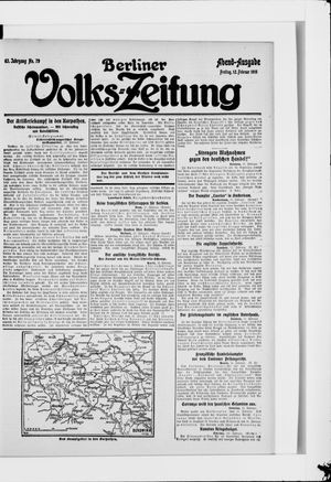 Berliner Volkszeitung vom 12.02.1915