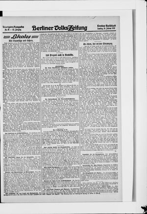 Berliner Volkszeitung on Feb 21, 1915