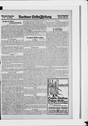 Berliner Volkszeitung vom 03.03.1915