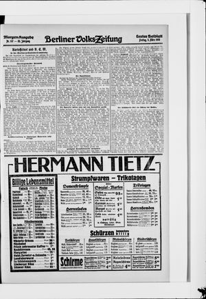 Berliner Volkszeitung vom 05.03.1915