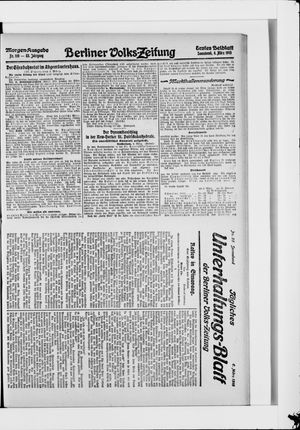 Berliner Volkszeitung on Mar 6, 1915