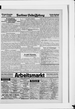 Berliner Volkszeitung vom 16.03.1915