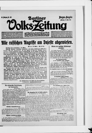 Berliner Volkszeitung vom 17.03.1915