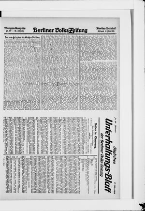 Berliner Volkszeitung vom 17.03.1915