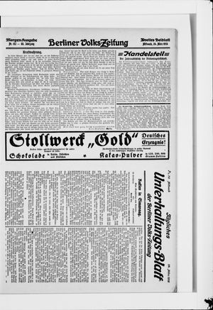 Berliner Volkszeitung vom 24.03.1915