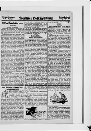 Berliner Volkszeitung on Mar 28, 1915