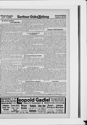 Berliner Volkszeitung vom 15.04.1915