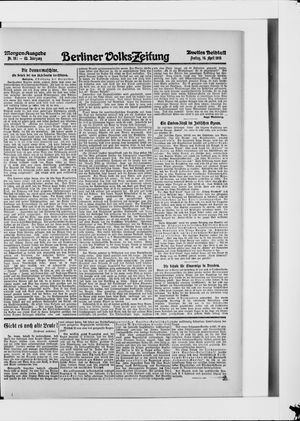 Berliner Volkszeitung on Apr 16, 1915