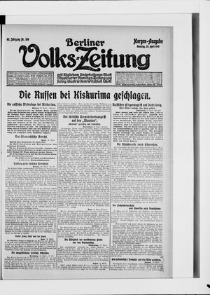 Berliner Volkszeitung on Apr 20, 1915