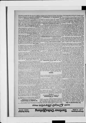 Berliner Volkszeitung on May 1, 1915