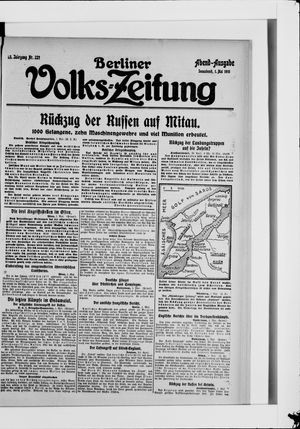 Berliner Volkszeitung vom 01.05.1915