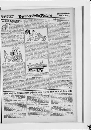 Berliner Volkszeitung vom 23.05.1915