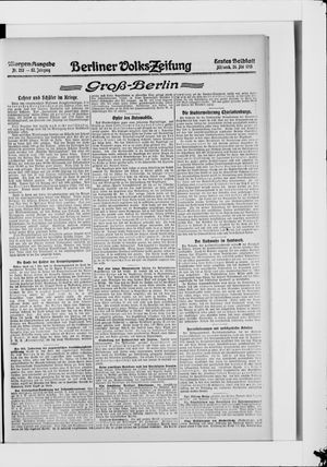 Berliner Volkszeitung vom 26.05.1915