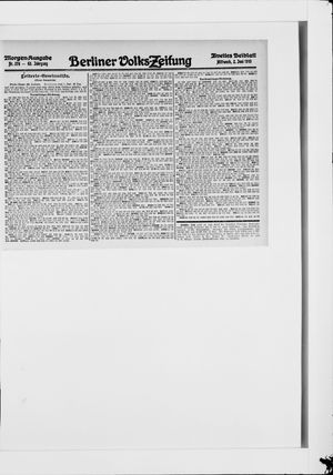 Berliner Volkszeitung vom 02.06.1915