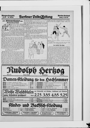 Berliner Volkszeitung vom 06.06.1915