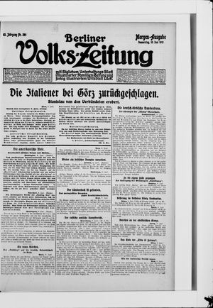 Berliner Volkszeitung vom 10.06.1915