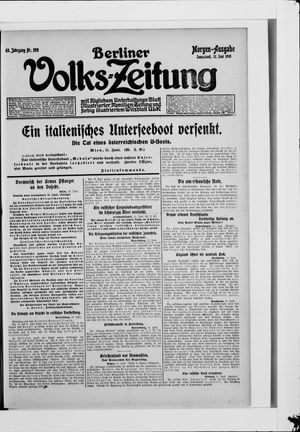 Berliner Volkszeitung vom 12.06.1915