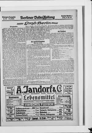 Berliner Volkszeitung vom 18.06.1915