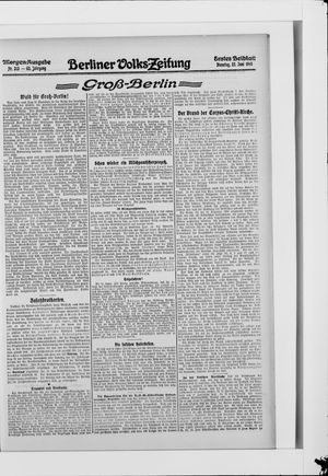 Berliner Volkszeitung vom 22.06.1915