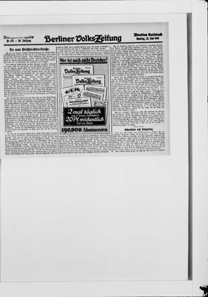 Berliner Volkszeitung vom 22.06.1915