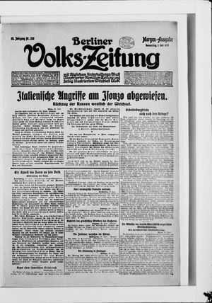 Berliner Volkszeitung vom 01.07.1915