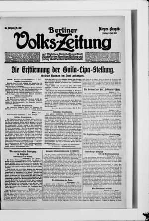 Berliner Volkszeitung vom 02.07.1915