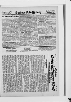 Berliner Volkszeitung vom 06.07.1915