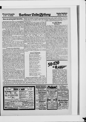 Berliner Volkszeitung vom 07.07.1915