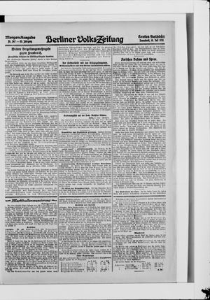 Berliner Volkszeitung vom 10.07.1915