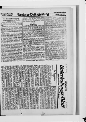 Berliner Volkszeitung vom 13.07.1915