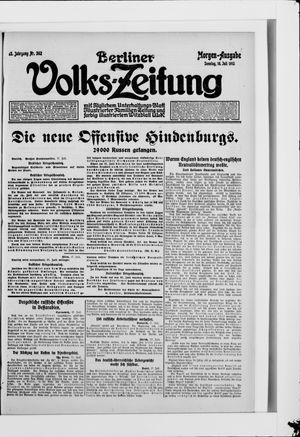 Berliner Volkszeitung vom 18.07.1915