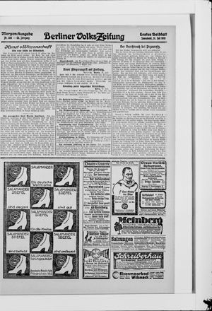 Berliner Volkszeitung vom 31.07.1915