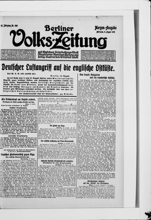 Berliner Volkszeitung vom 11.08.1915