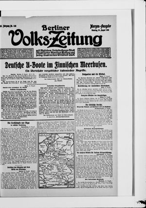 Berliner Volkszeitung vom 24.08.1915