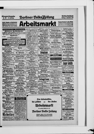 Berliner Volkszeitung on Sep 5, 1915