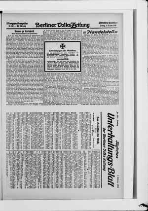 Berliner Volkszeitung vom 01.10.1915