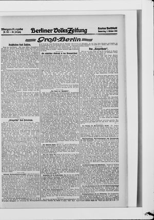 Berliner Volkszeitung vom 07.10.1915