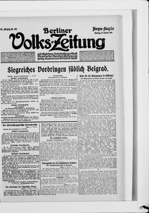 Berliner Volkszeitung vom 12.10.1915