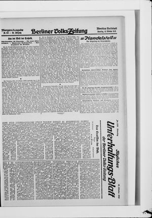 Berliner Volkszeitung vom 12.10.1915