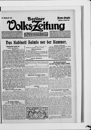 Berliner Volkszeitung on Oct 13, 1915