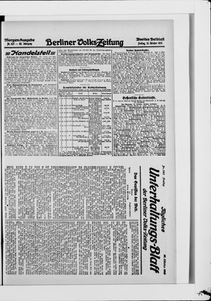 Berliner Volkszeitung vom 15.10.1915