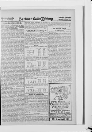 Berliner Volkszeitung vom 16.10.1915