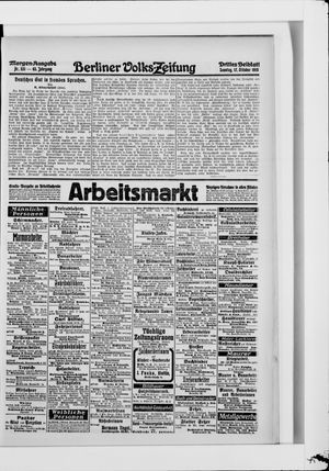 Berliner Volkszeitung vom 17.10.1915
