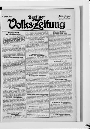 Berliner Volkszeitung vom 18.10.1915
