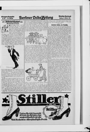 Berliner Volkszeitung vom 31.10.1915